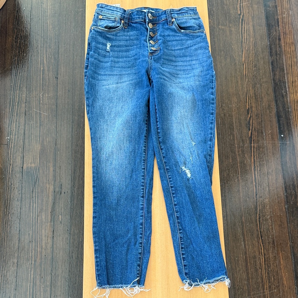 STS Blue Distressed Ankle Jeans